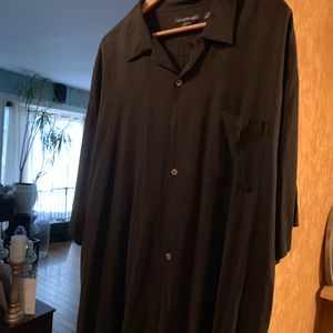 Black Silk Shirt XXL